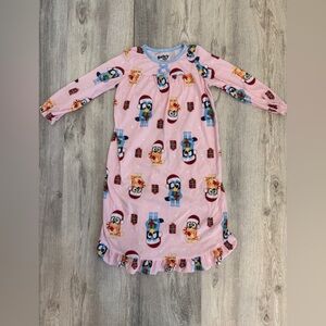 Bluey Holiday Pink Nightgown